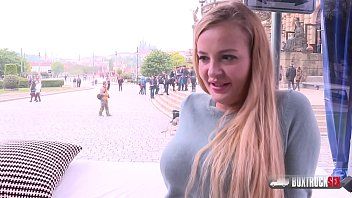 play Blonde woman having sex in public