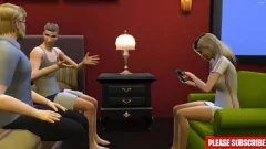 play Ojczym przyłapuje kazirodztwo przyrodniego rodzeństwa: zakazana zabawa z blond nastolatką
